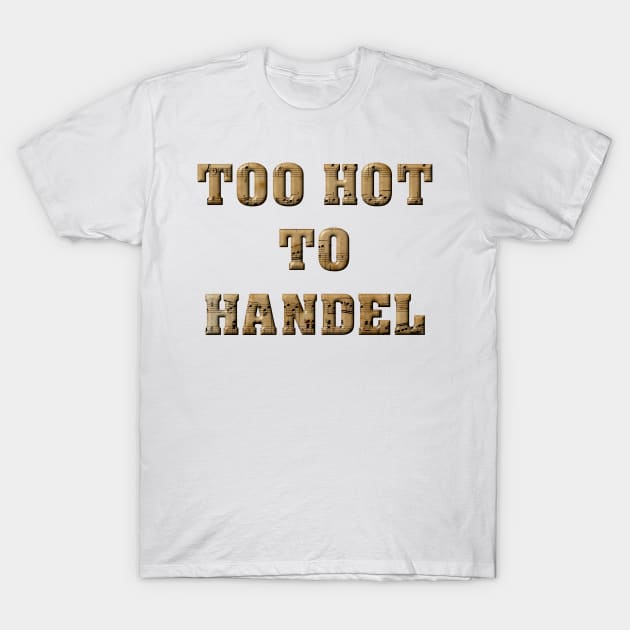 Too Hot To Handel T-Shirt by KeeganCreations